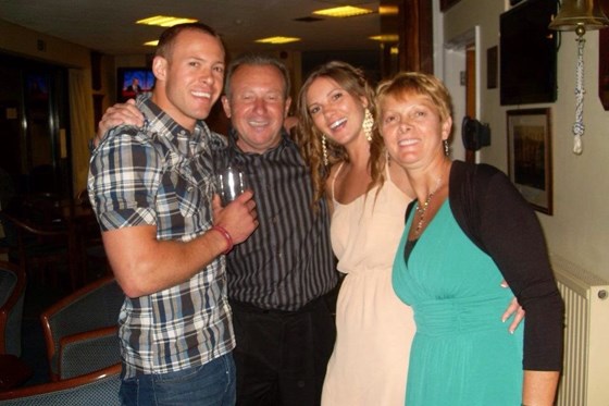 The 4 of us again at Lisa's 30th. Looks like Dad has had a few here!