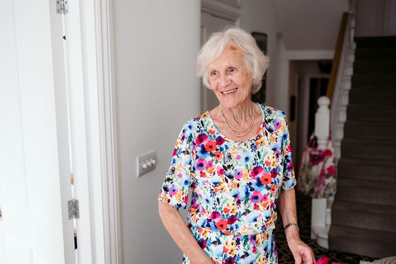 Joan at Lauren and Alastair's wedding - July 2018