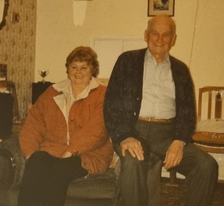 Mom and her Dad....our Grandad Edmunds