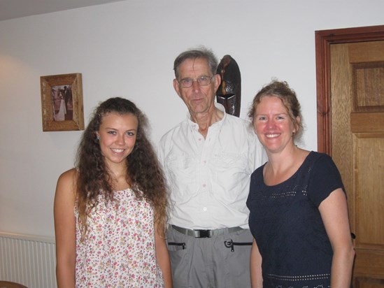 Caitlin with Bernard & Liz (Summer 2013)