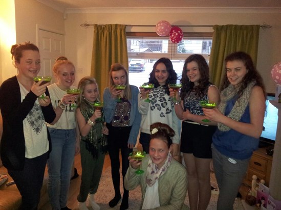 One of Lydia’s birthday do’s x