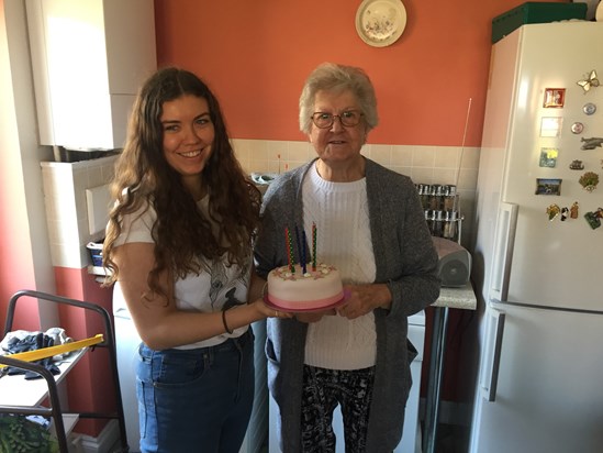 Birthday cake for Nana, March 2019