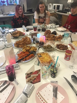 A beautiful candid pic from our flat Christmas dinner 2017