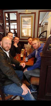 Lads Catch Up Woodrows February 2017