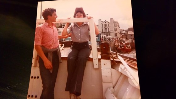 Me and John, Falmouth, Cornwall 1977 ish