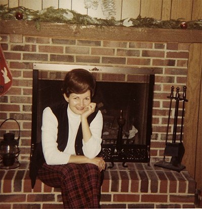 Duddie at Christmas 1969 - from Cathy Harris' instamatic camera.