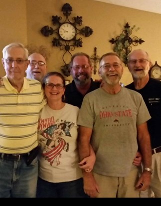 Dad,s Brother Dick,  Niece Cathy,  Brother Mike,  Nephew Kent,  Brother Tommy,  Brother Danny