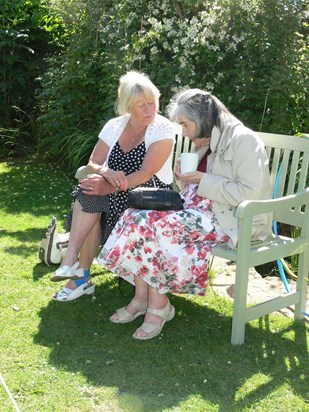 Barbara and Margaret, Halton,  June 2014