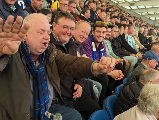 Pete at the Amex