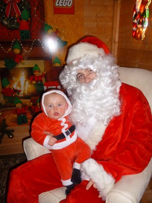 visiting santa for the 1st time