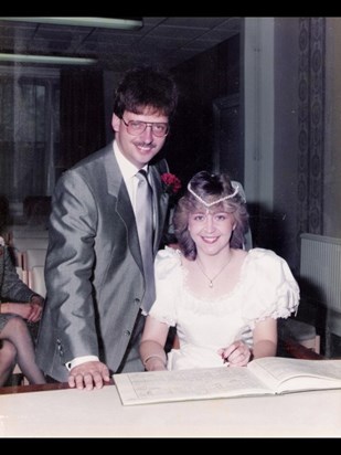 Les &Colin Wedding - 29th April 1988