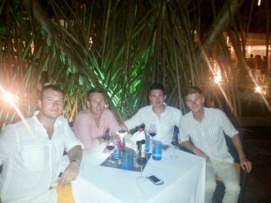 Carribean - Spring 2016 diner with the boys 