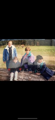 Nan, Grandad, Charlotte & Emily 