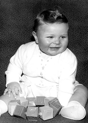 Micheal Pearson as a baby