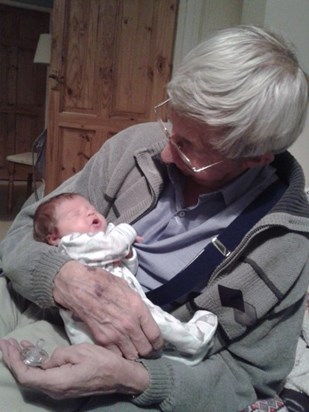 Grandad and Phoebe, March 2017