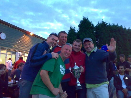 With Cricket Cup (we did not win!)