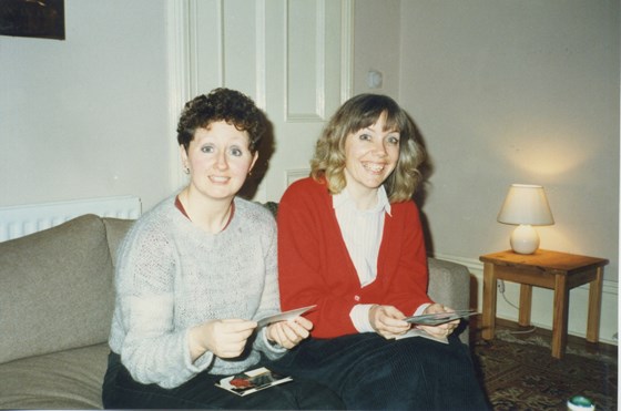 Sheila & Tina in Newcastle in 1985
