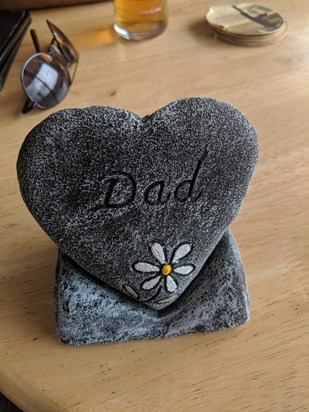 Stone bought for Dad's rose