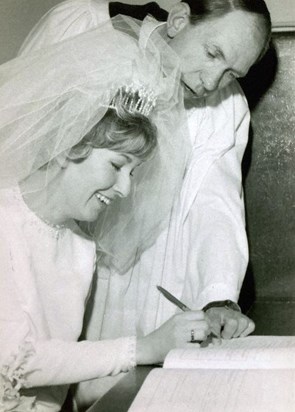 signing the register