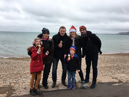 Christmas time walk & ice creams 