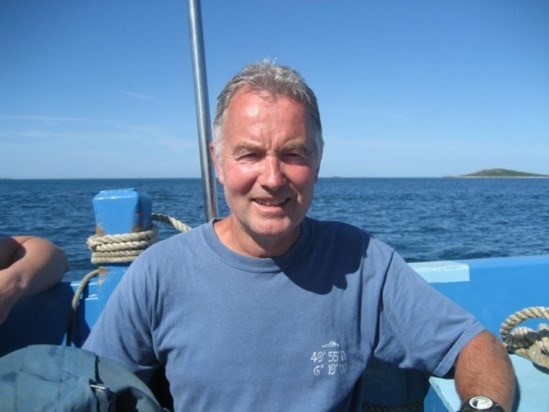 Dad at his favourite place - the Isles of Scilly