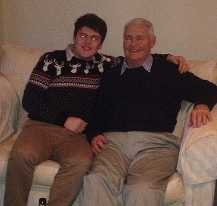 Me and Papa on Boxing Day