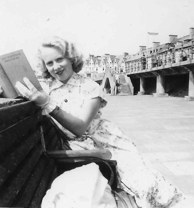 1953 ish reading a book