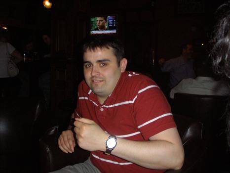 Phil on a work night out 2008 (think it was Ewa's leaving night)