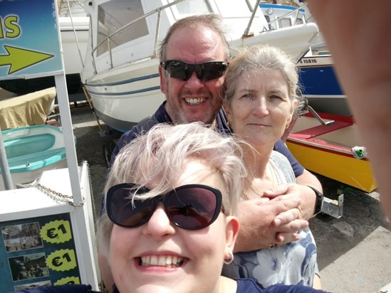 Marian, Gordon, and Kim in Malta - March 2018