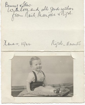 Nigel at 18 months (in London, we presume)