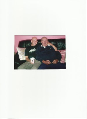 Me and Dad sharing happier times.  Miss you so much Dad.  Love Christopher. xxx