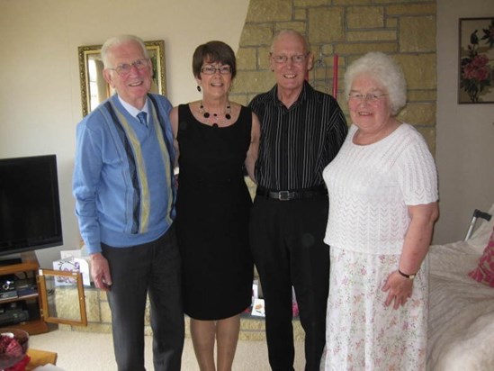 George and Muriel with Rev and Mrs Wright