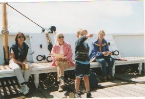 Aug 1998 on HMS Warrior