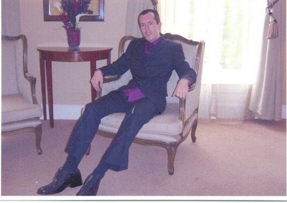 Stu at my wedding in 2004