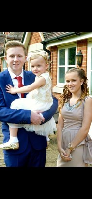 Conor with his sisters, Elle and Maddue