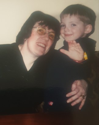 Mum with Lewis her grandson.
