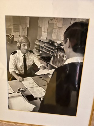 At work a very young Dave xxx