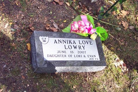 Her headstone