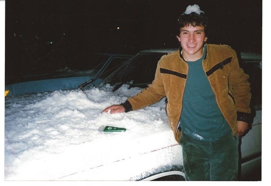 Carlos cuando nevava en Dallas