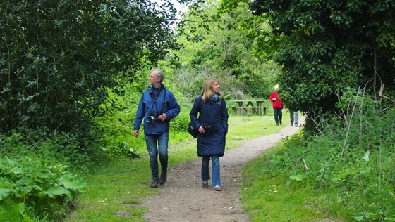 Birdwatching at Strumpshaw fen last summer. A lovely way for me to remember Mark.