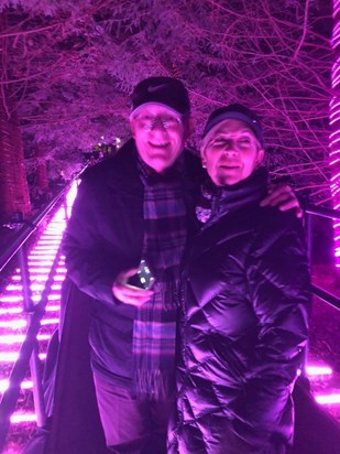 Val and Edwin at Bedgebury National Pinetum and Forest december 2018.