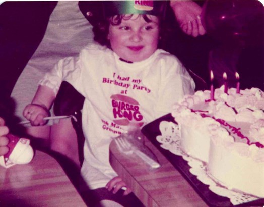 Nicole's birthday party 1983.