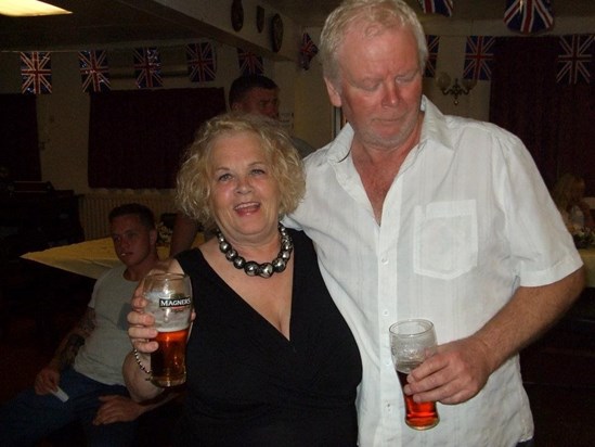 My mum and Steve always enjoyed themselves at the East Social Club in Winchester!