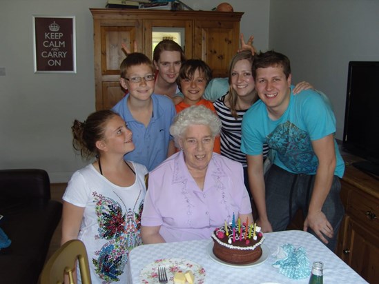Nan adored her grandchildren. 