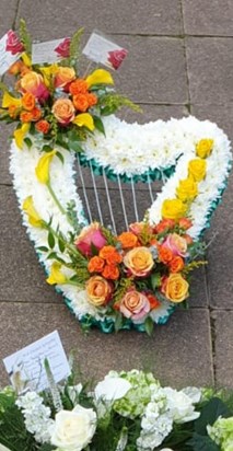Floral tributes