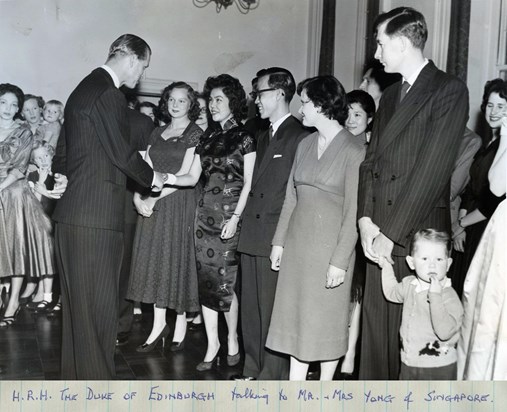 Visit to open William Goodenough House in 1957