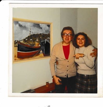 Ralph Davies and Doris Morgan in Coldicote, Herts., in 1973