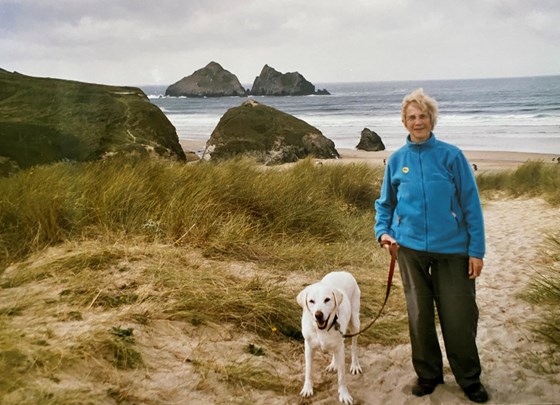 Ros and Tess in Cornwall