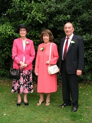 Parents at Simon and Louise's Wedding