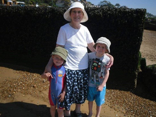 Nan and her two favourite grandsons